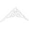 Ekena Millwork Pitch Bordeaux Architectural Grade PVC Gable Pediment, 72"W x 24"H x 1"P (8/12) GPP072X024X100BOR - alternate 1